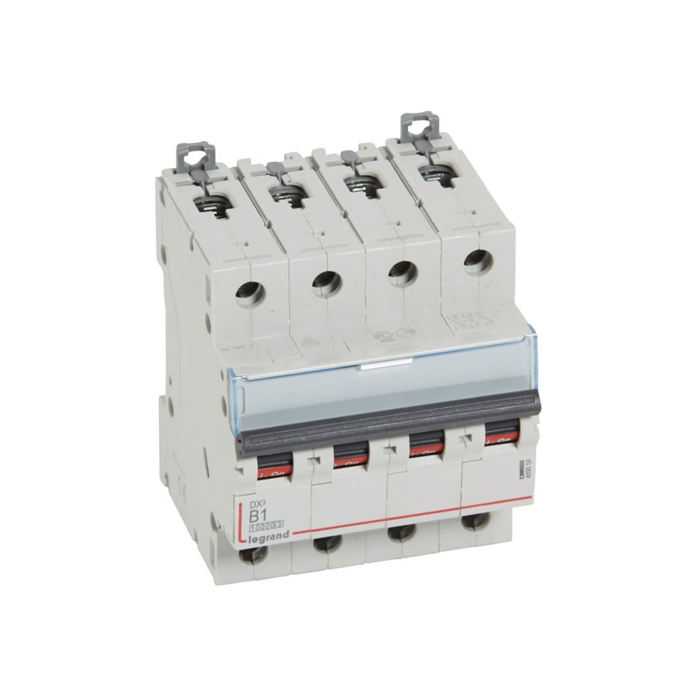Изображение товара Автоматический выключатель Legrand DX³ 10000 16 кА 4П 400 В~ модульный на DIN-рейку