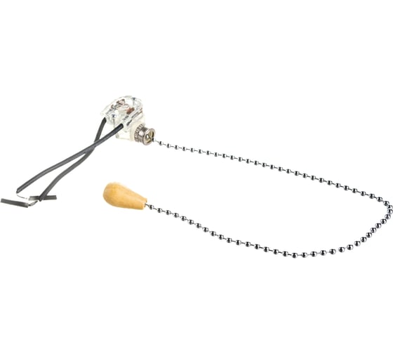 Изображение товара Выключатель для бра с цепочкой SVET длина 30 см цвет хром SV0416-0002