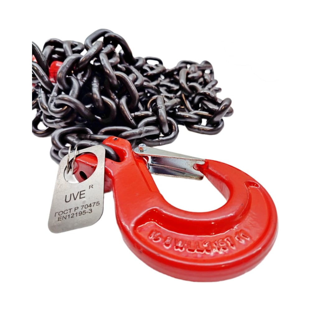 Изображение товара Цепь крепежная UVE 8 класс 10 мм 6.3 т 5 м ЦК-10/6300
