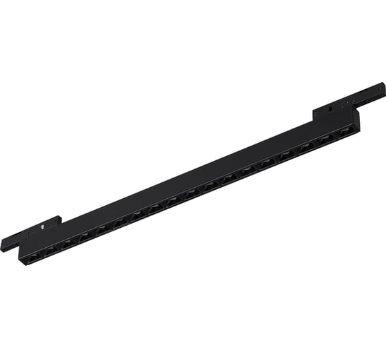 Изображение товара Магнитный трековый светильник ST LUCE черный, LED 1*15W, 4000K, 640Lm, Ra>90, IP20, L292xW10xH18, 24V ST666.446.15