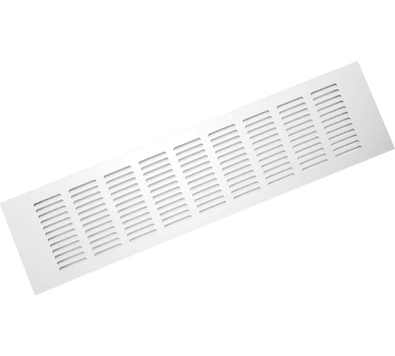 Изображение товара Алюминиевая вентиляционная решетка (100x400 мм; белая) VENTFAN.RU RA1040 white