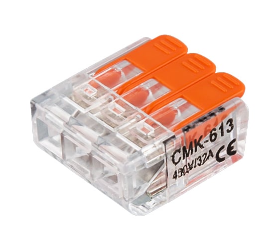 Изображение товара Монтажная клемма Navigator 61 683 NTC-R1-3-50 50 штук/упаковка 61683