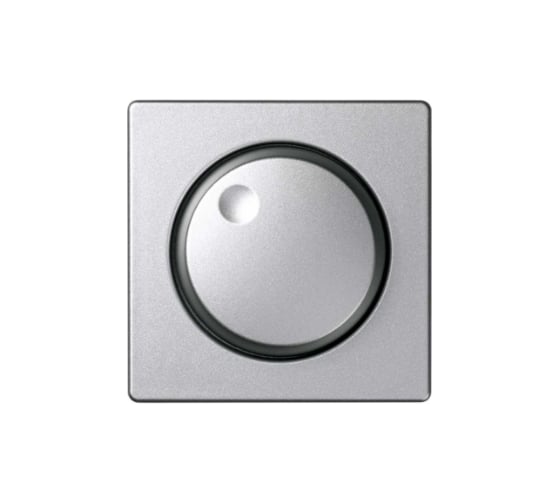 Изображение товара Накладка на проходной поворотно-нажимной светорегулятор Simon, S82 Detail алюминий 82054-93