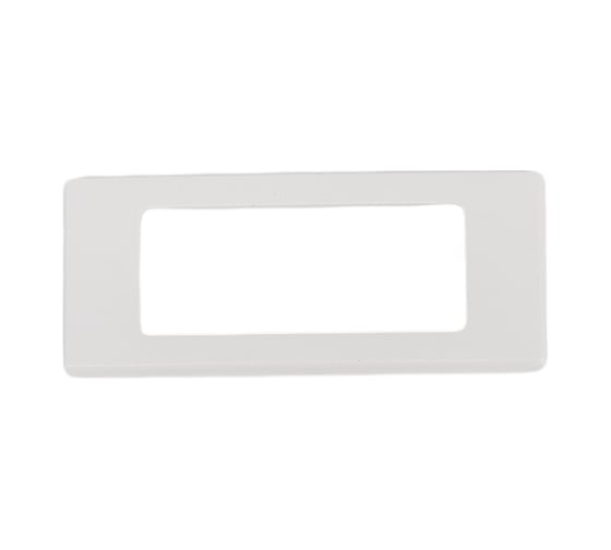 Изображение товара Накладка на розетку без заземления Simon, узкий модуль, S82C, белый 82040-60