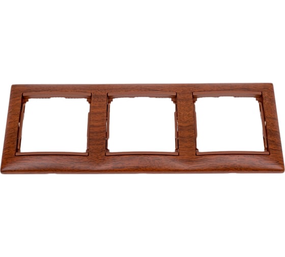 Изображение товара Рамка Legrand 3 поста Valena тонированное дерево 694364