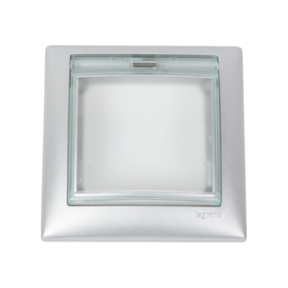 Изображение товара Рамка влагозащищенная Legrand IP44 c крышкой Valena алюминий 770150
