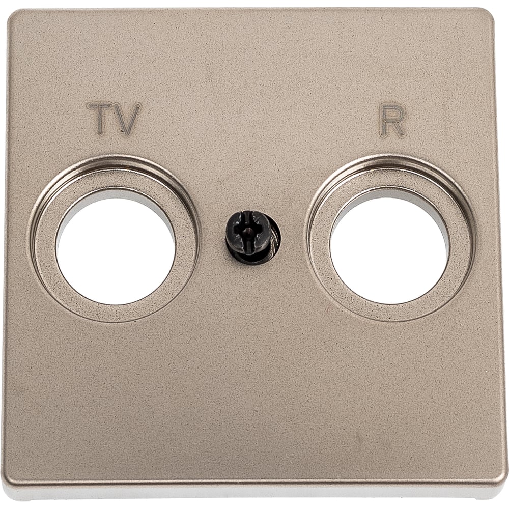 Изображение товара Накладка на розетку Simon S82, S82N шампань для TV+SAT, IP20