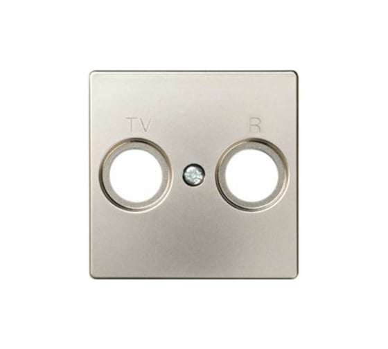 Изображение товара Накладка на розетку Simon, R-TV+SAT, S82, S82N, шампань 82053-34