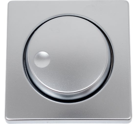 Изображение товара Накладка на проходной поворотно-нажимной светорегулятор Simon, S82, S82N, алюминий 82054-33