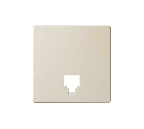 Изображение товара Накладка на телефонную розетку Simon RJ-11, RJ-12, S82 Detail слоновая кость 82062-61