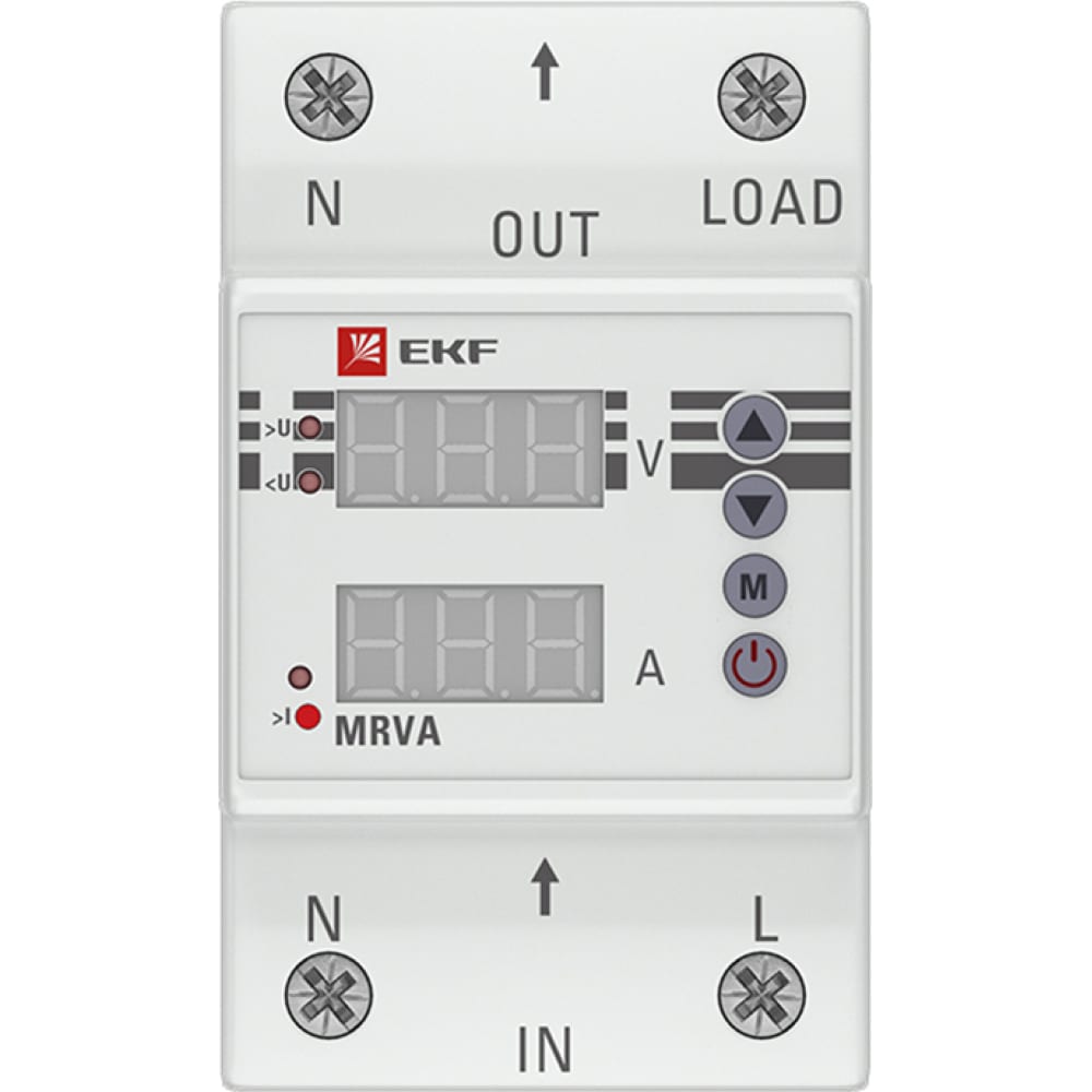 Реле напряжения и тока EKF реле напряжения и тока с дисплеем mrva 50а proxima ekf mrva 50a