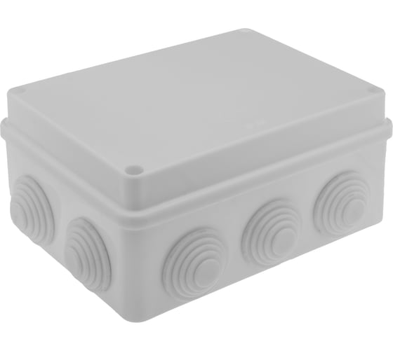 Изображение товара Распределительная коробка GUSI ELECTRIC 150х110х70 10 муфт д32, крышка на винтах, IP55, ОП, С3В1510 Евро