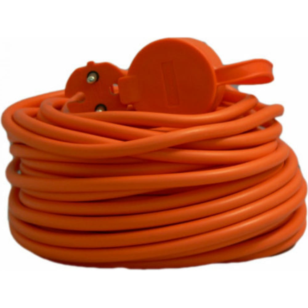 Купить Удлинитель-шнур Electraline, 01600, удлинитель, оранжевый
