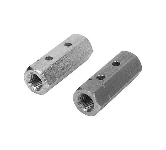 Изображение товара Гайка удлиненная с отверстием ЦКИ DIN1479, М10, Ц, 1 шт. 84032