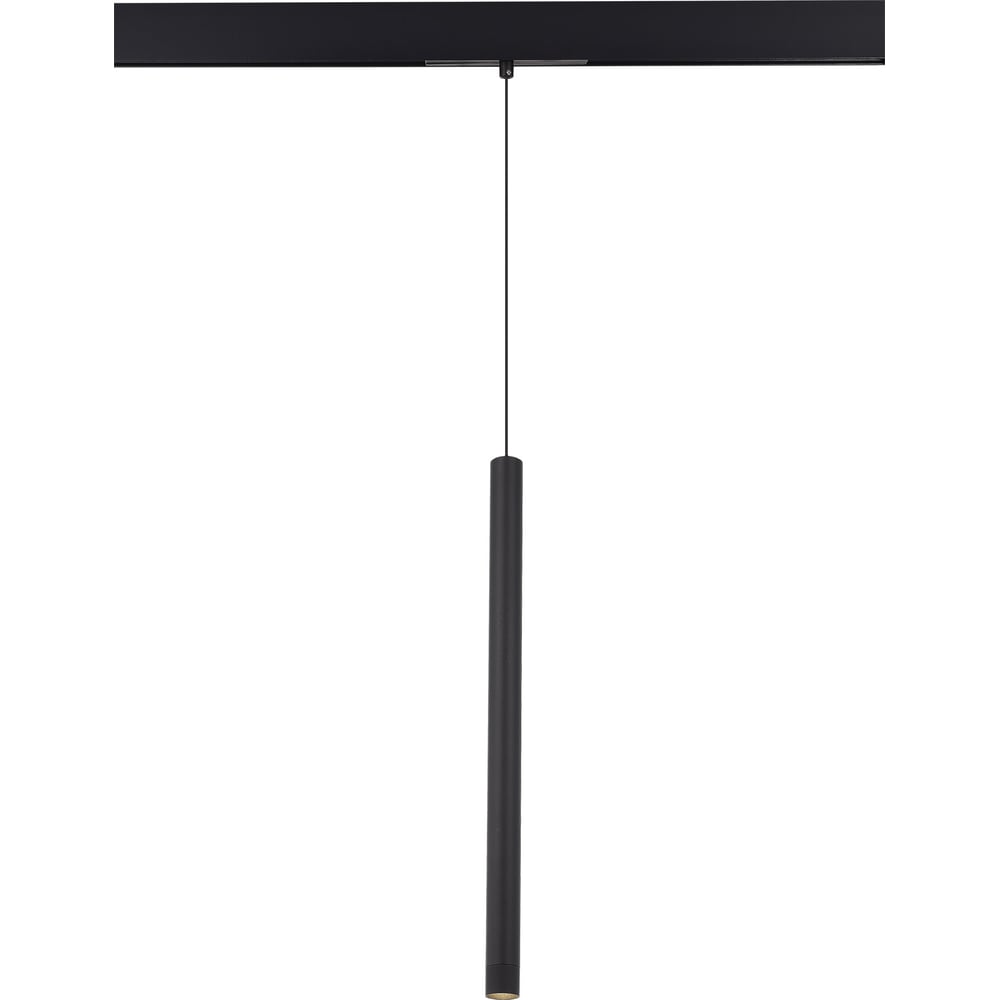 Изображение товара Магнитный трековый светильник ST LUCE черный, LED 1*8W, 4000K, 450Lm, Ra90, 24, IP20, D30xH500, 48V ST683.446.08