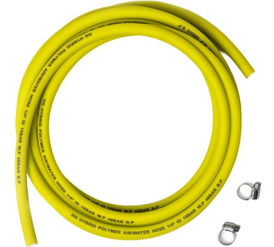 Изображение товара Шланг пневматический ПВХ 6x11.5 мм, 5 м HG 1899197