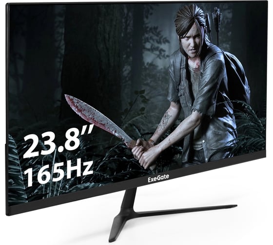 Изображение товара Монитор ExeGate Combat EG2407C игровой, 165 Гц, 23.8", IPS LED, Grade A+, FHD, 1920x1080, 165Гц, 16:9, 300cd/m2, 1000:1, 178/178, 1ms, HDMI, DisplayPort 295589