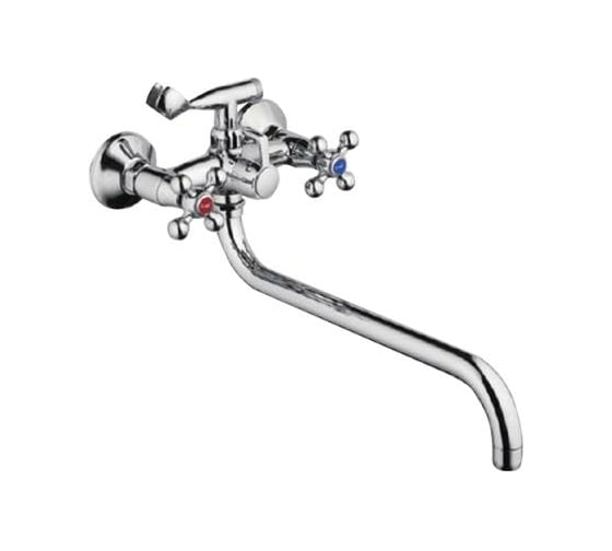 Изображение товара Смеситель для ванны и умывальника FRAP F2619-2 1/2 керамическая кран-букса, с картриджным переключателем 518263