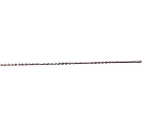 Изображение товара Бур по бетону, двойная спираль, Cobalt W-tip (12x600 мм; SDS PLUS) Denzel 705028