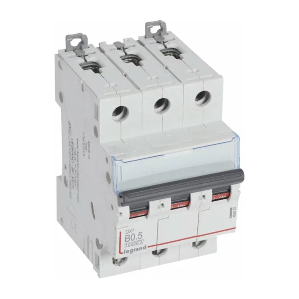 Изображение товара Автоматический выключатель Legrand DX³ 10000 16 кА 3П 400 В~ модульный IP20 серия DX3