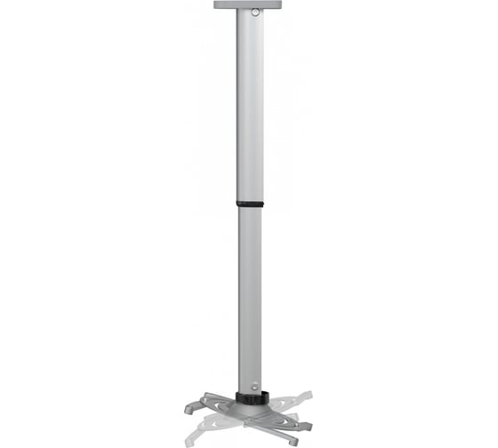 Изображение товара Кронштейн для проектора Cactus CS-VM-PR05L-AL серебристый, потолочный поворотный и наклонный, мин 47 см, макс 71 см 441633