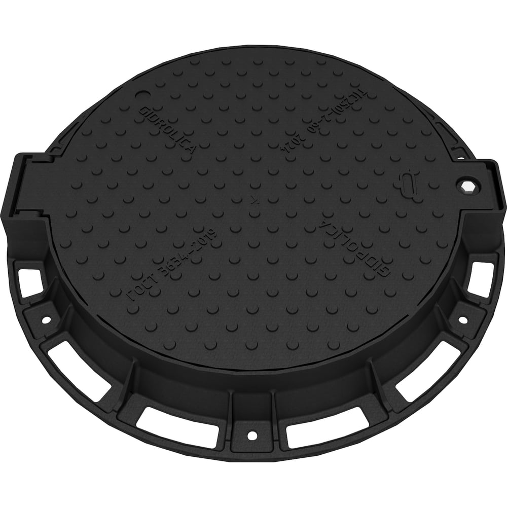 Изображение товара Люк чугунный Gidrolica Street ТМ(Д400)-2-60 ("К", водопроводная система) 223