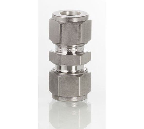 Изображение товара Соединитель равнопроходной из нержавеющей стали 15 мм CUA-15M