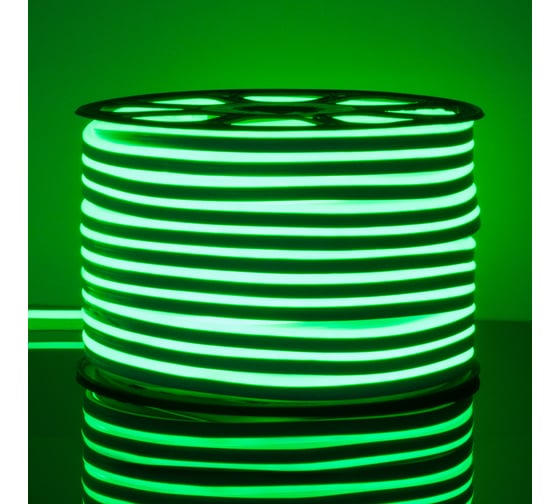 Изображение товара Гибкий неон Elektrostandard LS0017 2835 односторонний, зеленый, 50 м, 120 LED ламп a040596