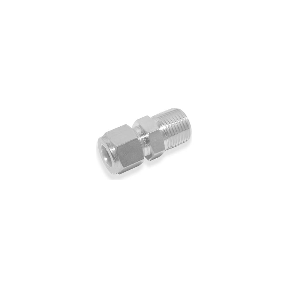 Изображение товара Штуцер из латуни Hy-Lok 6 мм наружная резьба NPT 1/4 CMC-6M-4N-BRAS