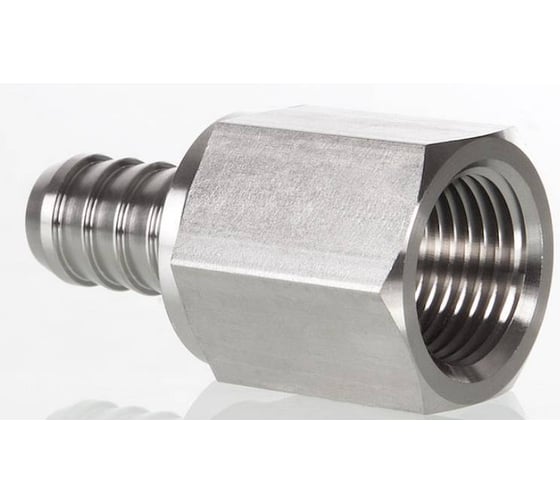 Изображение товара Штуцер из нержавеющей стали с внутренней резьбой под шланг Hy-Lok 3/8 i.d. - 1/4fnpt, H-HCF-6-4N