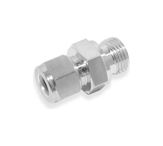 Изображение товара Штуцер с наружной резьбой из нержавеющей стали под металлическое уплотнительное кольцо Hy-Lok o.d. 1/8- g 1/8 COM-2-2G