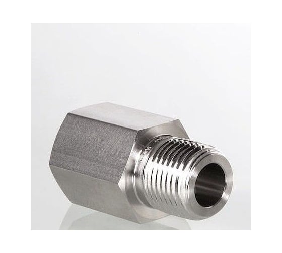 Изображение товара Адаптер из нержавеющей стали с наружной и внутренней резьбами Hy-Lok NPT 1/4 H-MFAA-4N