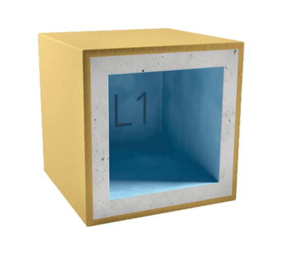 Изображение товара Короб для светильника ТехноСонус АкустикГипс Бокс AcousticGyps Box L1 1400500005