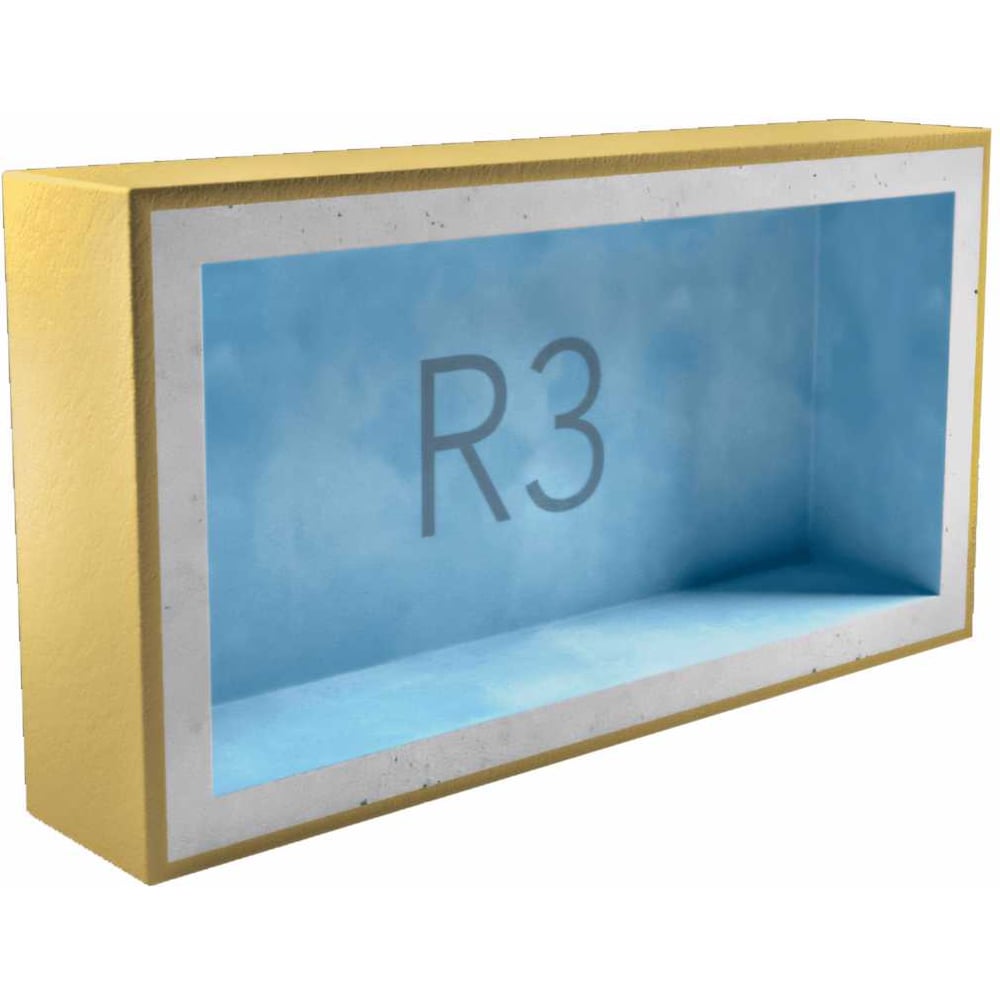 Изображение товара Подрозетник ТехноСонус АкустикГипс R3 для стен звукоизоляционный 270х120 мм