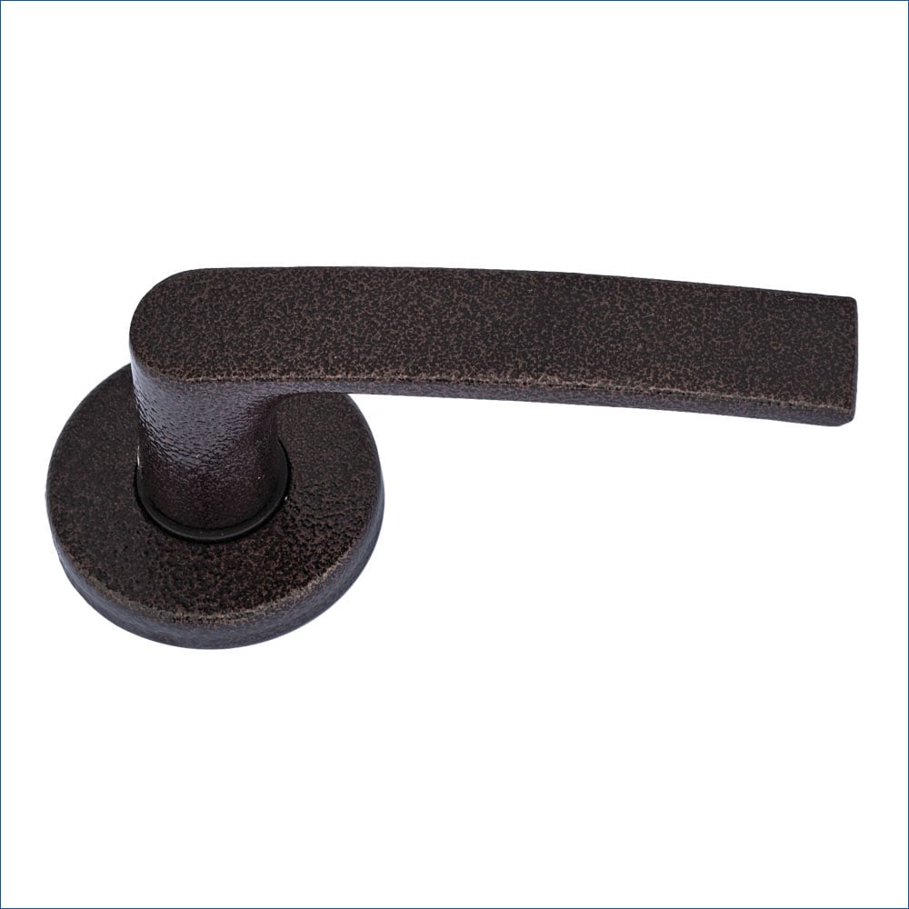 Изображение товара Комплект ручек МЕТТЭМ НР 0301 медный антик для входных дверей