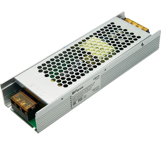 Изображение товара Электронный трансформатор для светодиодной ленты FERON LB019 150W, 24V 41060