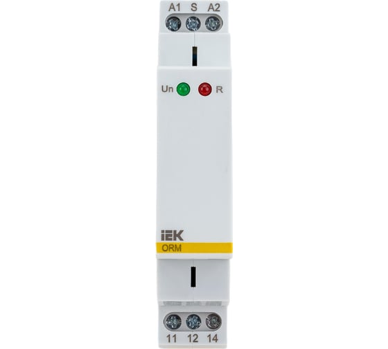 Изображение товара Импульсное реле IEK ORM 1 контакт, 12-240 В AC/DC ORM-01-ACDC12-240V