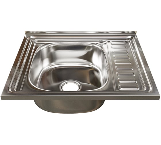 Изображение товара Мойка mixline 50х60х16 см, 0.6, левый выпуск 3 1/2, с сифоном 538192