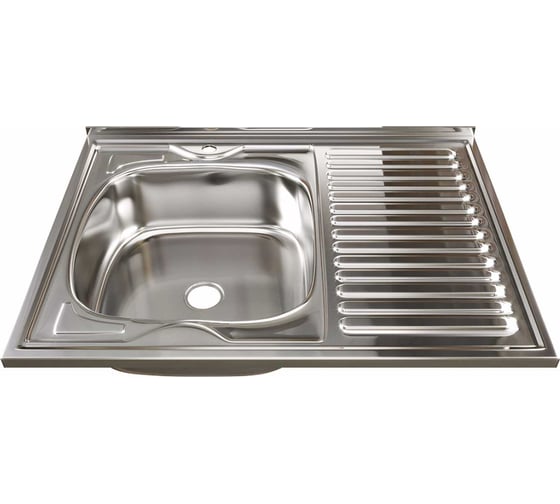 Изображение товара Мойка mixline 60х80х16 см, 0.4, левый выпуск 1 1/2 527970