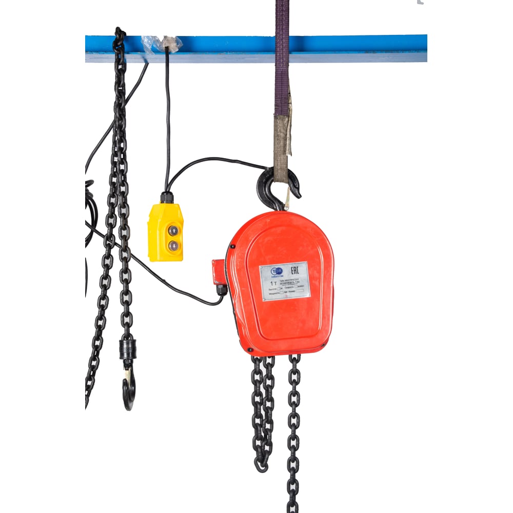 Изображение товара Электрическая цепная таль TOR 1 т 12 м серия J с пультом управления