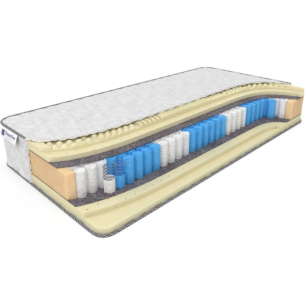 Изображение товара Матрас Dreamline Prime Smart Zone 100х190 см ортопедический натуральный латекс