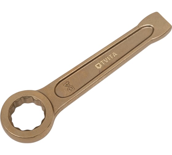 Изображение товара Гаечный накидной ударный искробезопасный ключ TVITA мод. 160 24 мм AlCu TT1160-24A