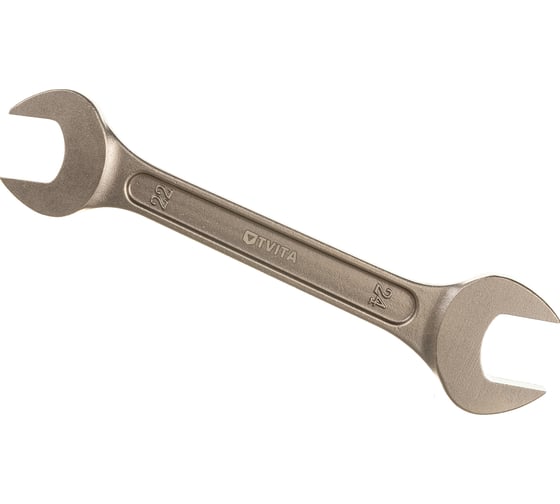 Изображение товара Гаечный рожковый двусторонний искробезопасный ключ TVITA мод. 146 22х24 мм AlCu TT1146-2224A