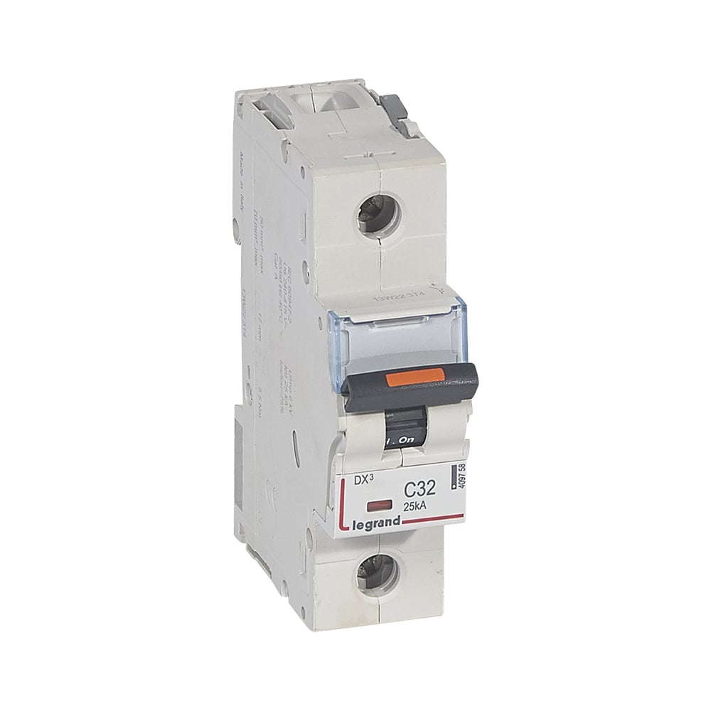 Изображение товара Автоматический выключатель Legrand DX³ 1P 32A 25kA модульный