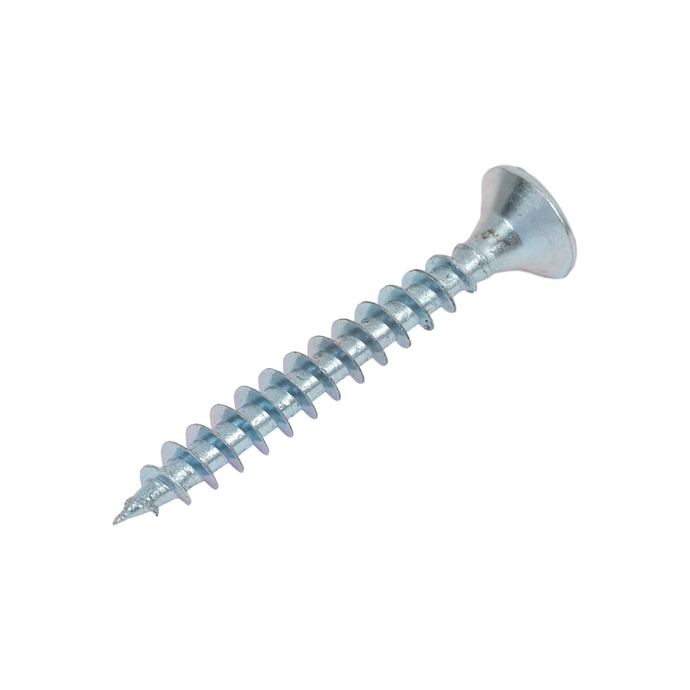 Изображение товара Саморез универсальный Квадра 5x40 белый потайная голова цинк 100 шт