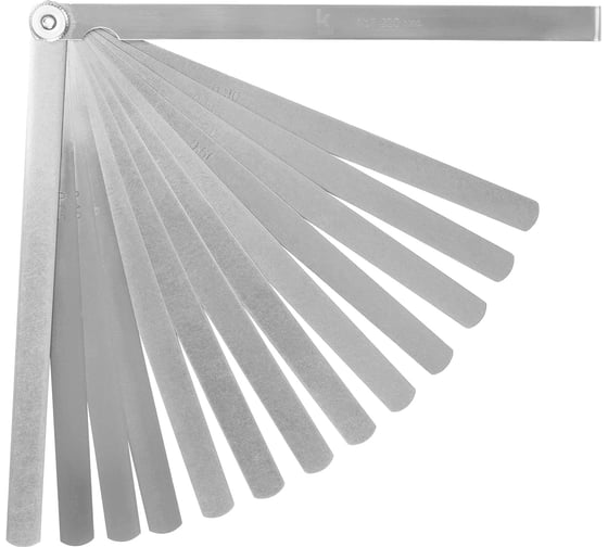 Изображение товара Набор щупов КАЛИБРОН N5 0,05-1 L=200 13 пластин госреестр № 79706-20 1029588