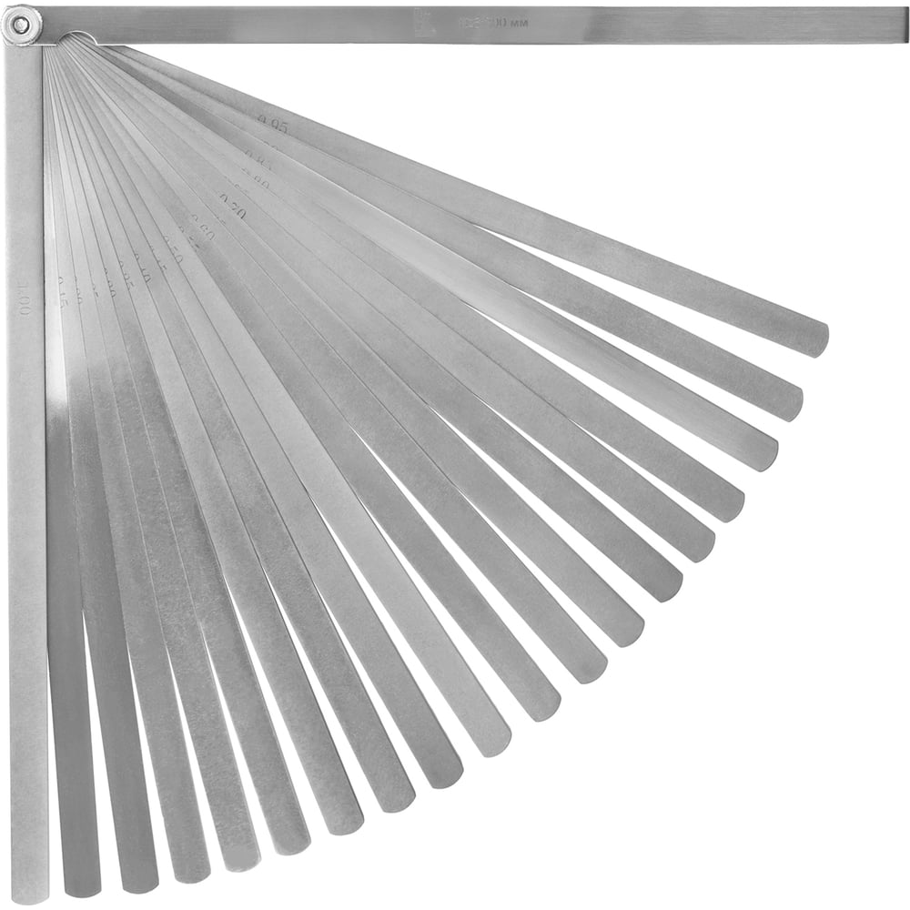 Изображение товара Набор щупов КАЛИБРОН N6 0,05-1 мм, L=300, 20 пластин, для измерения зазоров