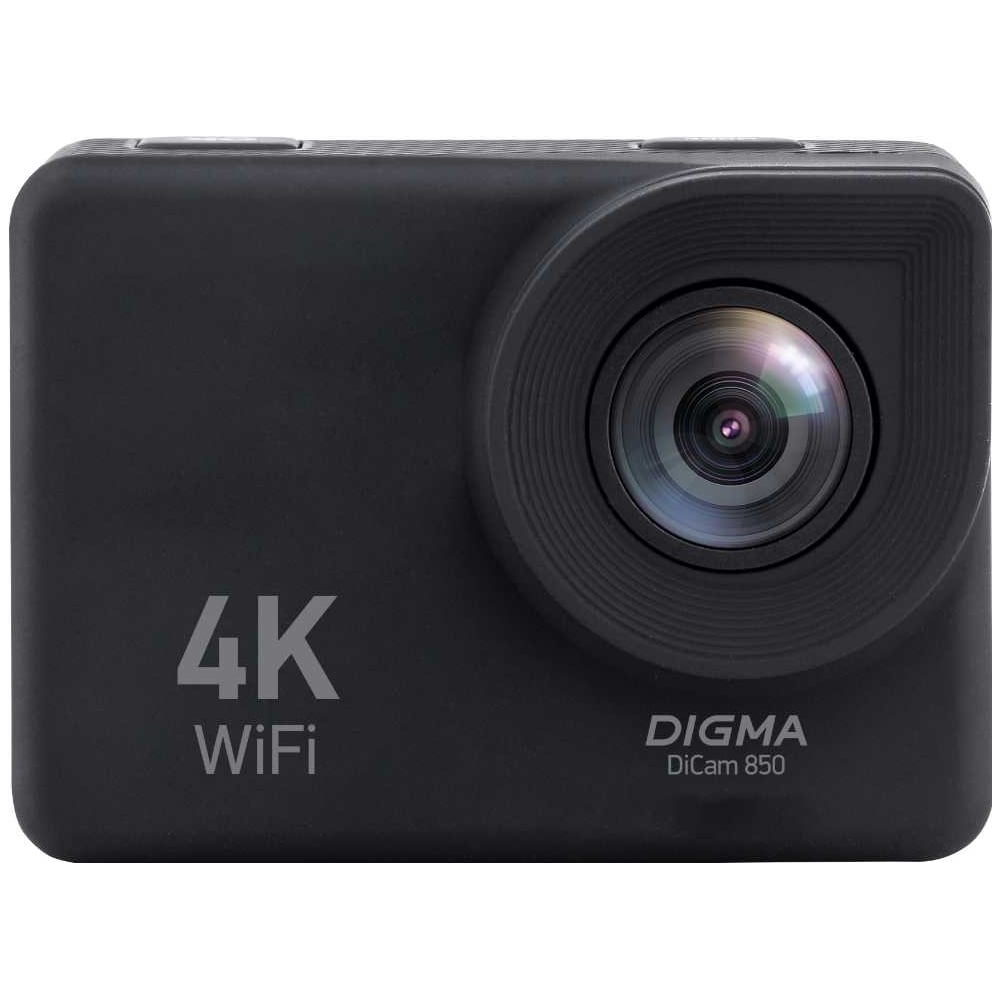 Изображение товара Экшн-камера DIGMA DiCam 850 воду и удары 4K Wi-Fi стабилизатор