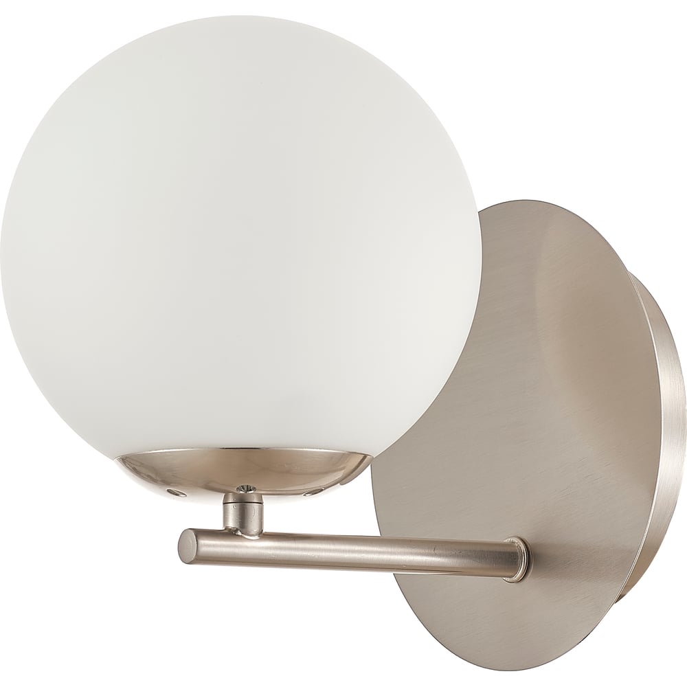 Изображение товара Бра MyFar Aerton MR1945-1W модерн белый никель накладное 60 Вт 220В IP20