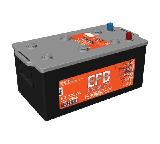 Изображение товара Аккумулятор Tubor EFB 6СТ-225.3 VL 4607008889284